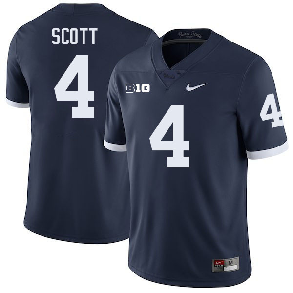 Nick Scott Penn State Jersey,PSU Nittany Lions #4 Nick Scott Football Uniforms-Retro